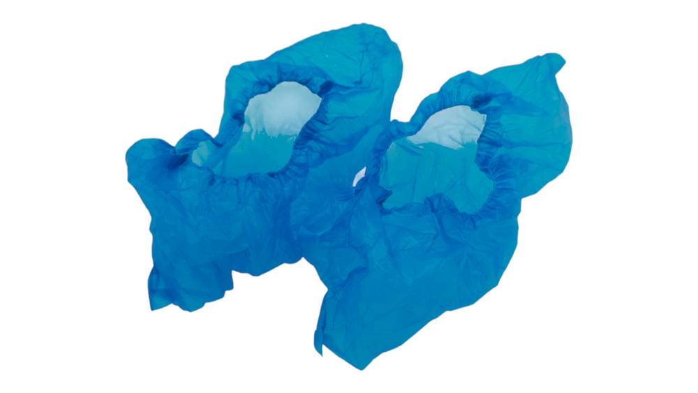 Overschoen blauw x100