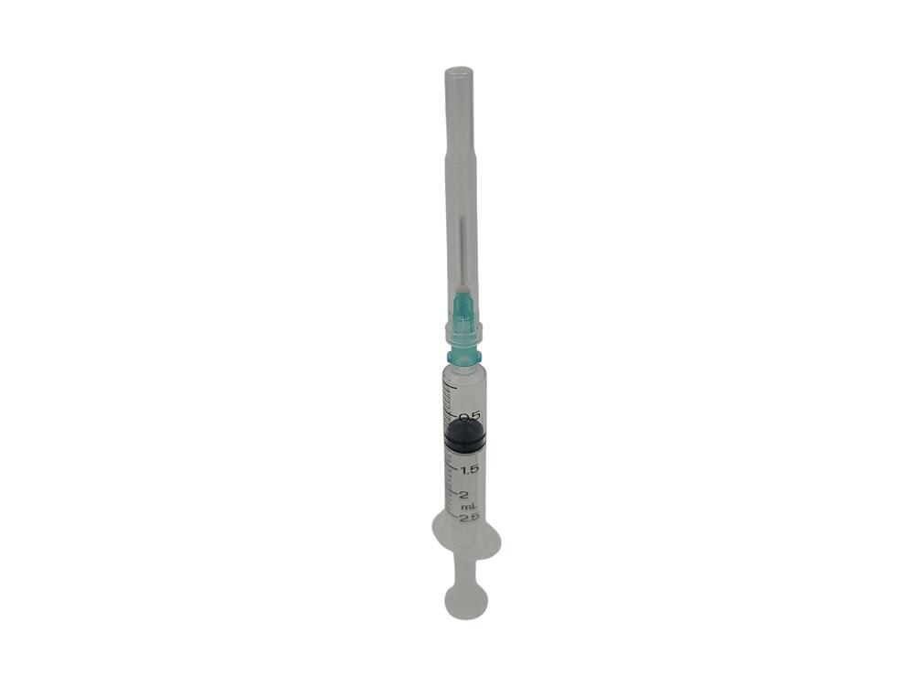 Wegwerp injectiespuit 2.5ml, per 100 met naald