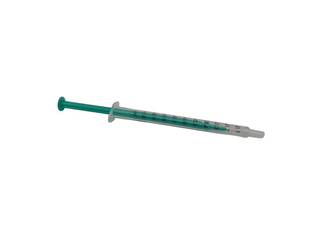 Wegwerp injectiespuit 1 ml, per 100