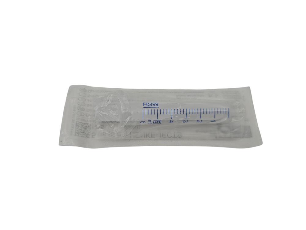 Wegwerp injectiespuit 5/6 ml, per 100