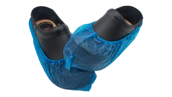 Overschoen blauw x100