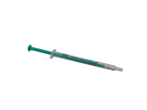Wegwerp injectiespuit 1 ml, per 100